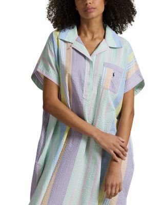Seersucker Long Sleepshirt