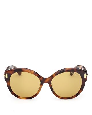Icon Collection Round Sunglasses, 57mm