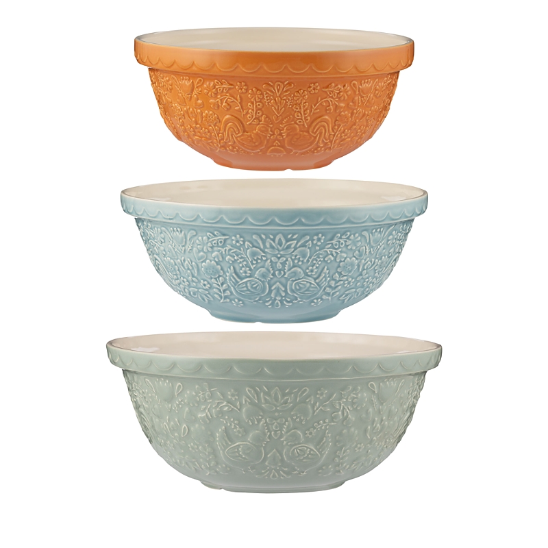Mason Cash Home To Roost Mixing Bowl, Set Of 3