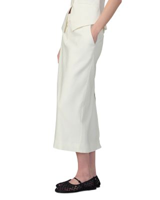 The Maeve Tailored Midi Skirt