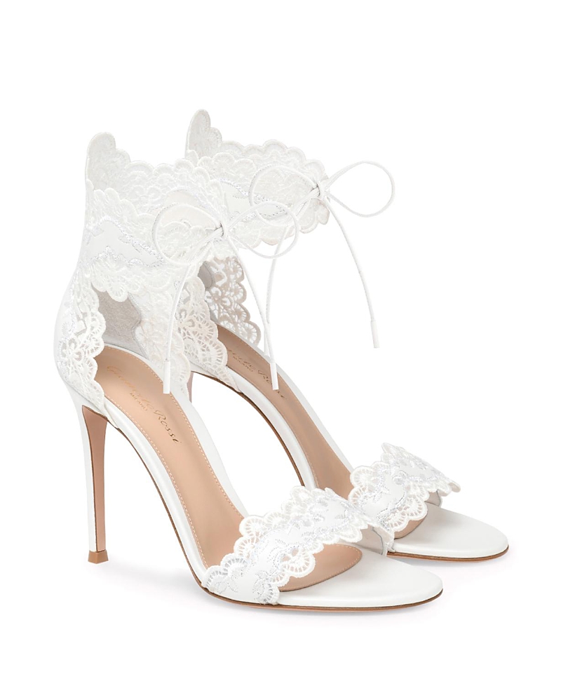 Gianvito Rossi Women's Evie Sandals In White