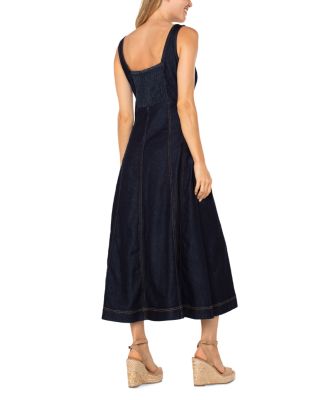 Smocked Back Midi Dress