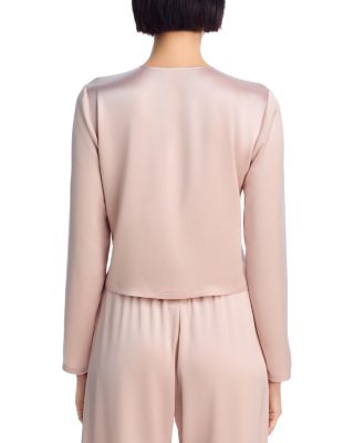 Crewneck Button Front Cardigan