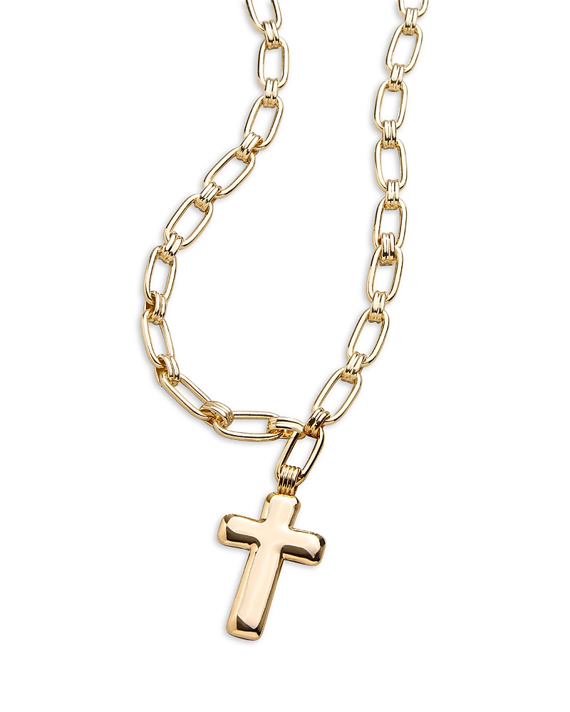 Baublebar Cross Pendant Necklace In Gold