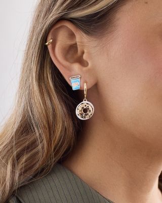 Rise & Grind Donut & Coffee Earrings, Set of 2