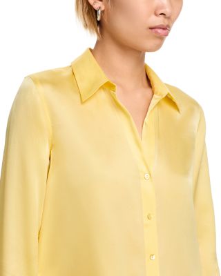 Tyler Silk Button Front Blouse