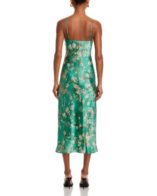 Seridie Silk Midi Slip Dress