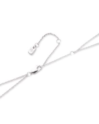Disc Layered Pendant Necklace in Sterling Silver, 16"-19"