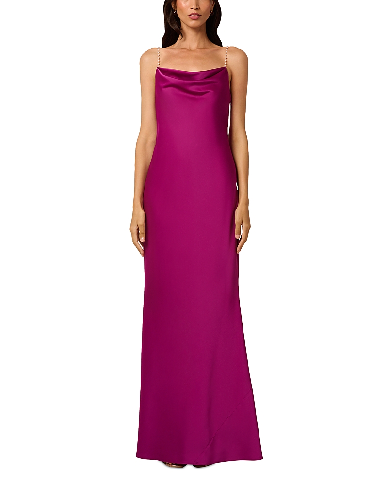 Liv Foster Lola Stretch Satin A Line Gown