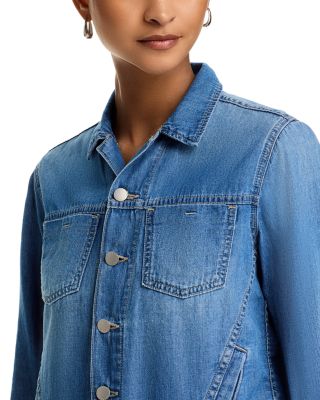 Janelle Button Front Denim Jacket