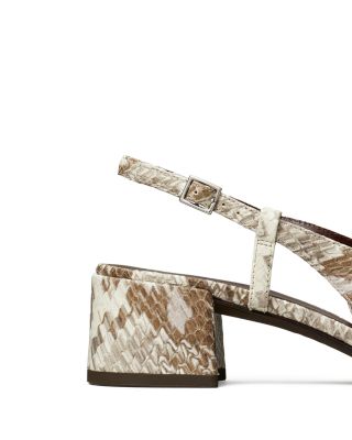 Women's Cap Toe Slingback Pumps