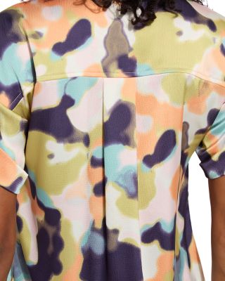 Olena Drop Shoulder Utility Blouse