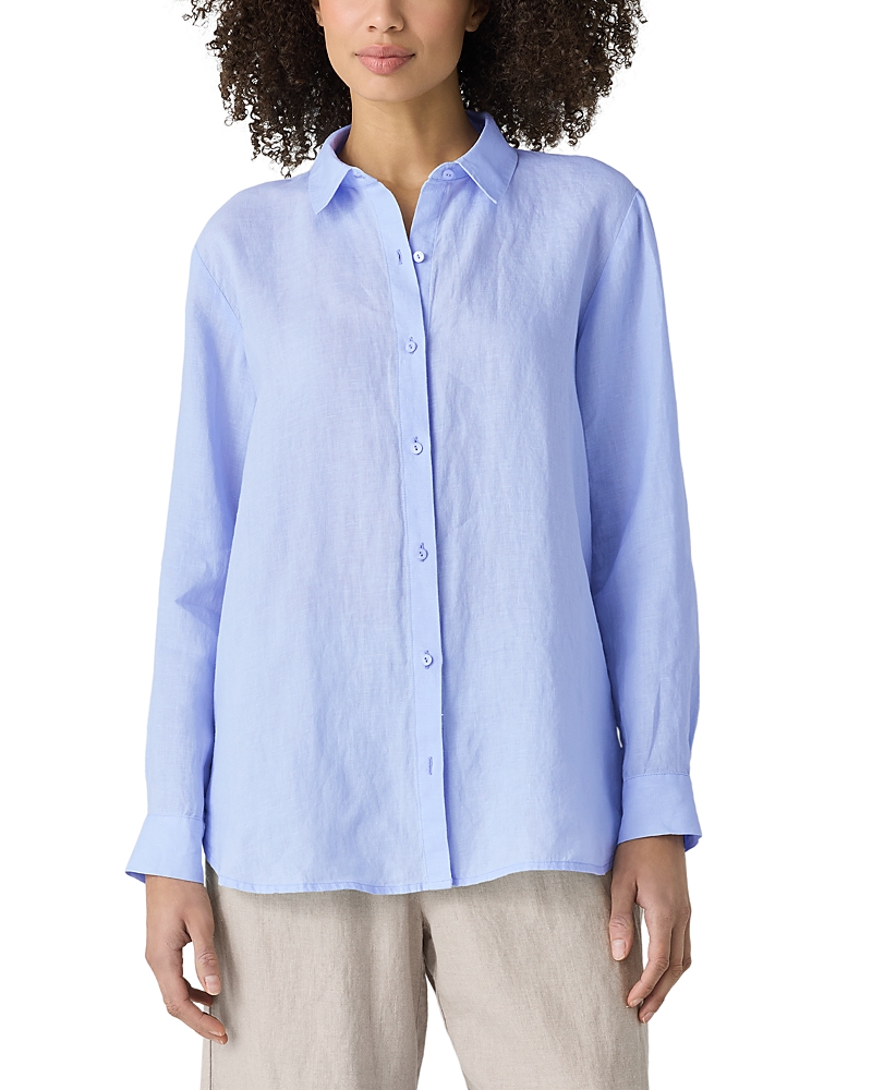 Eileen Fisher Classic Collar Long Shirt