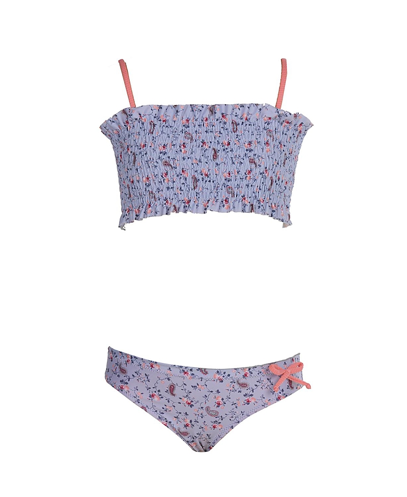Nessi Byrd Girls' Lavender Two-piece Swimsuit - Little Kid, Big Kid In Grey-multicolor
