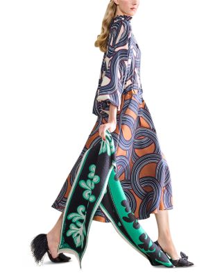 La DoubleJ - Silk Blend Drawstring Skirt