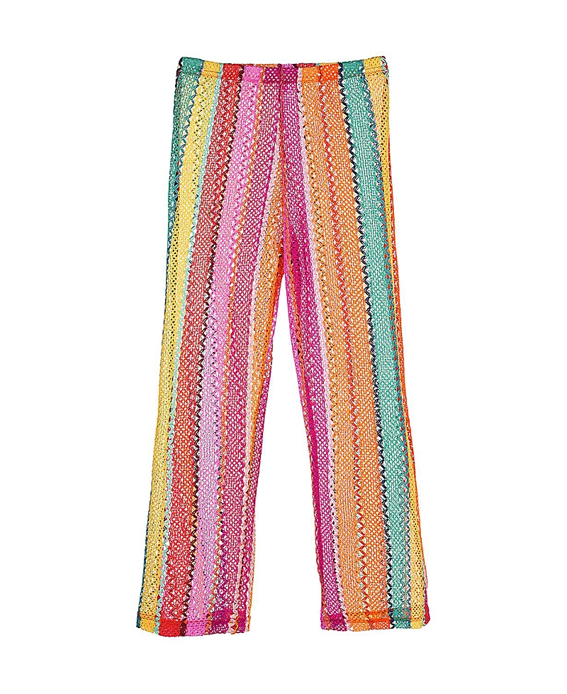Nessi Byrd Crochet Trousers In Multicolor