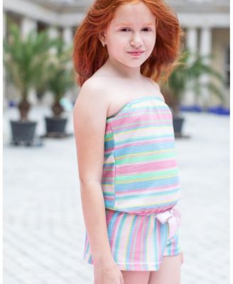 Girls' Jeannie Short Jumpsuit Swim - Little Kid, Big Kid