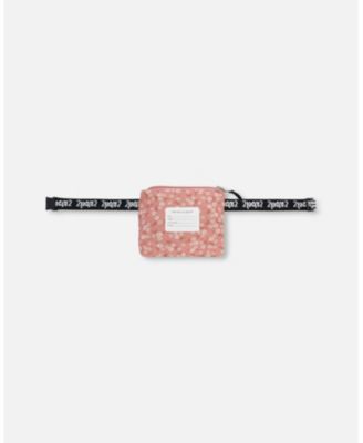 Girls' Printed Packable Windbreaker Small Flowers - Little Kid