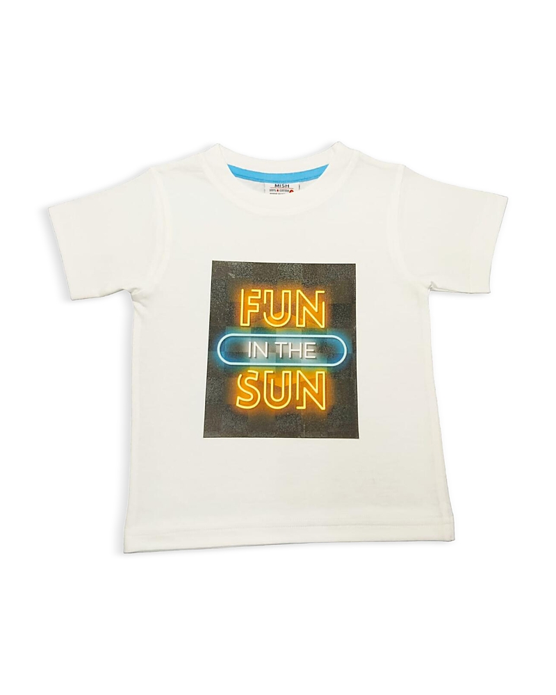 MISH MISH BOYS' FUN IN THE SUN NEON TEE - LITTLE KID