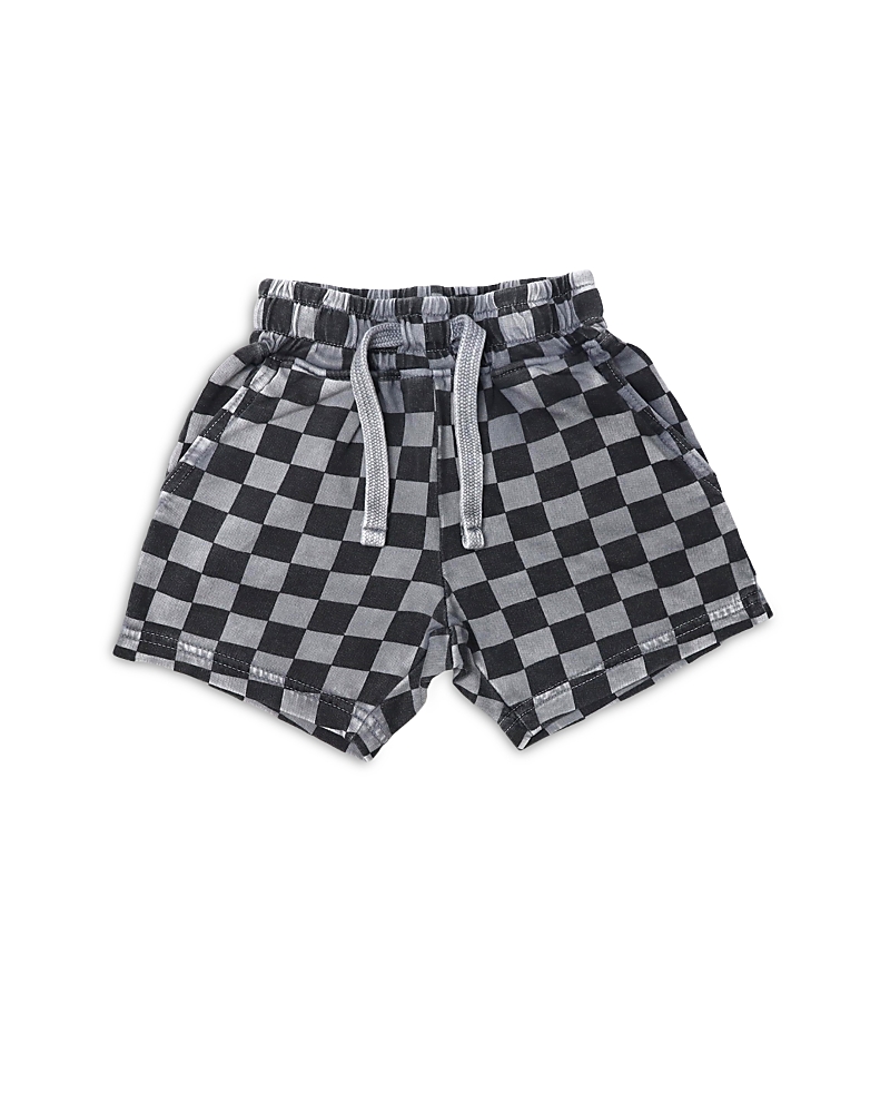 Mish Mish Boys' Coal Check Shorts - Little Kid In Coal
