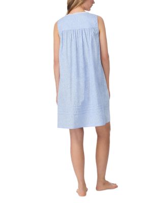 Sleeveless Floral Short Chemise