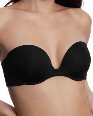 Breathless Strapless Plunge Push Up Bra