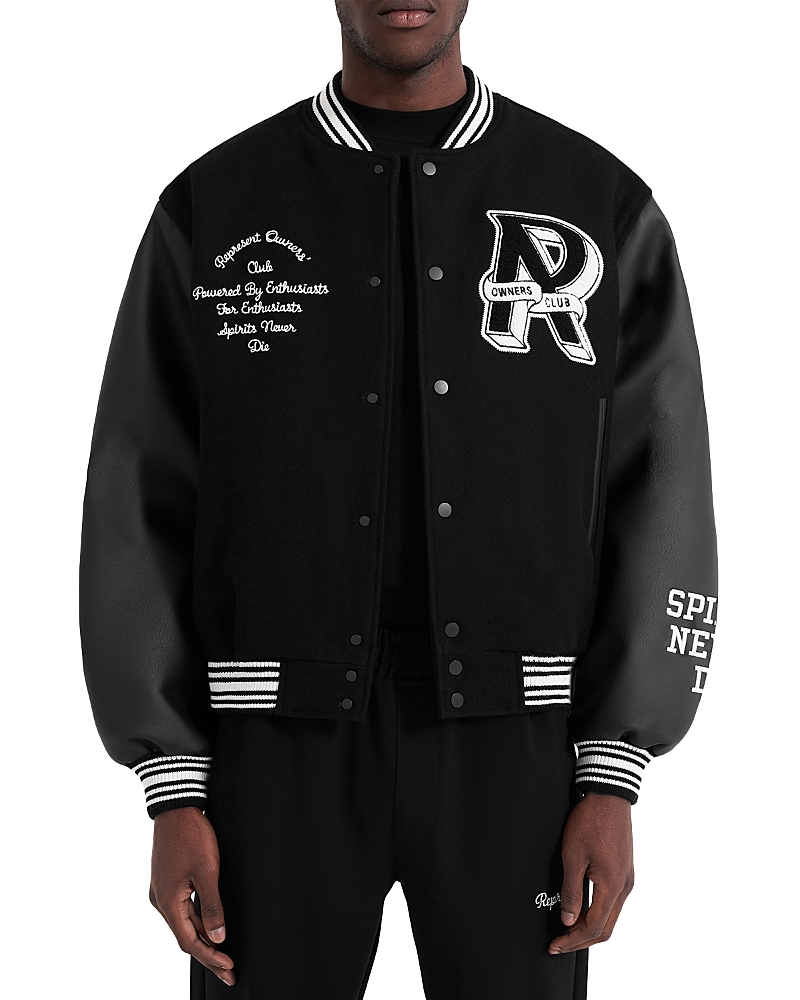 Represent Oversized Fit Represent Owners Club Varsity Jacket