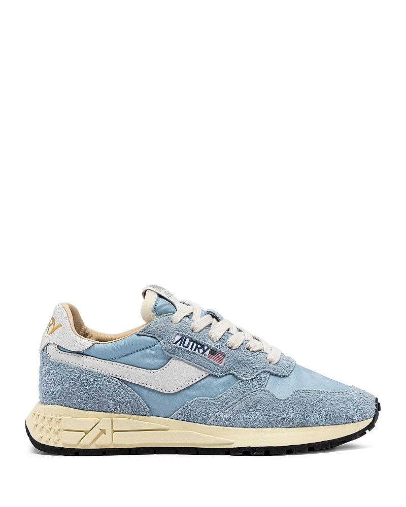 Autry 'reelwind' Light Bluelow Top Sneakers With Logo Patch On Tongue And Side In White Blue