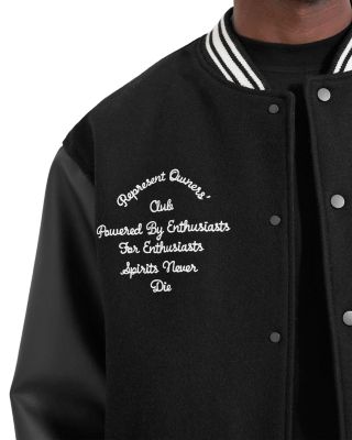 Oversized Fit Represent Owners Club Varsity Jacket