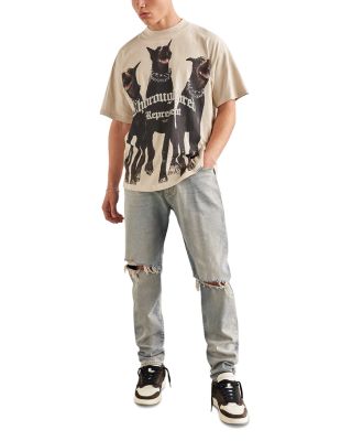 Thoroughbred Oversized Fit Vintage White T-Shirt