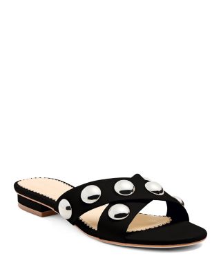 Cinq à Sept - Women's Grace Embellished Slide Sandals