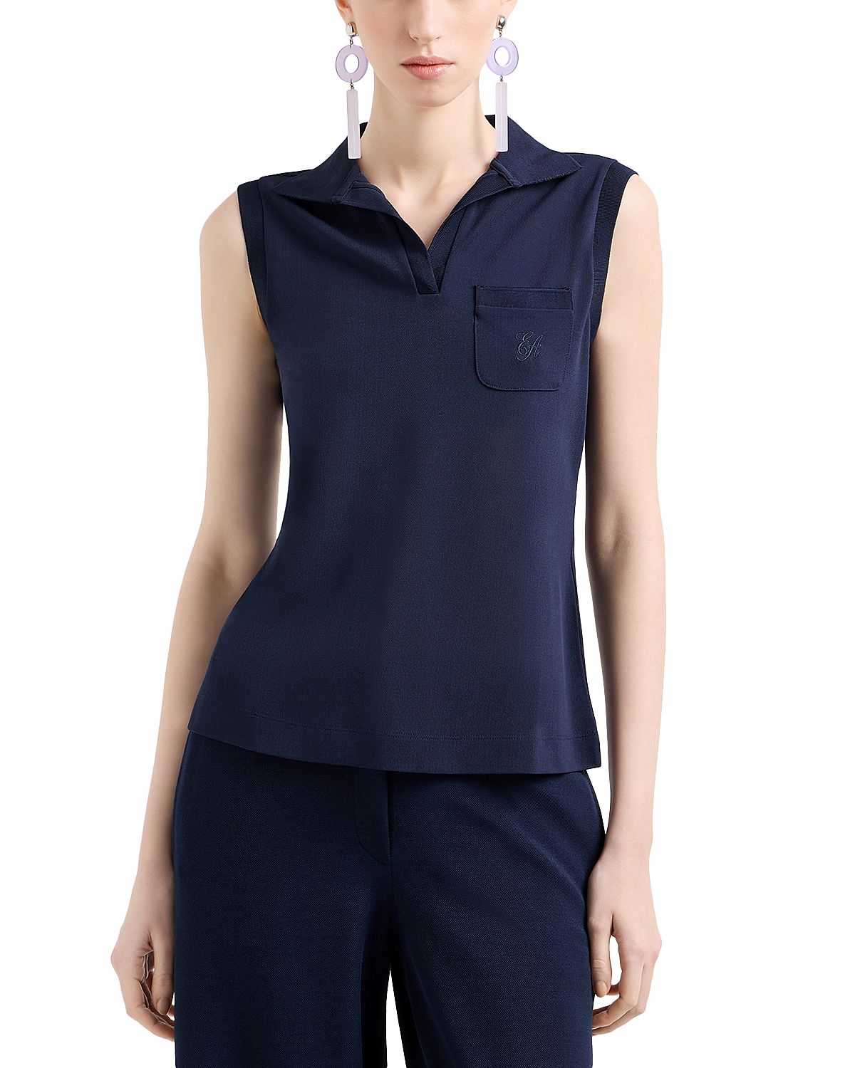 Emporio Armani Sleeveless Polo Shirt