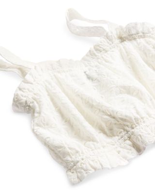 Girls' Eyelet Cropped Tank, Big Kid - Exclusive