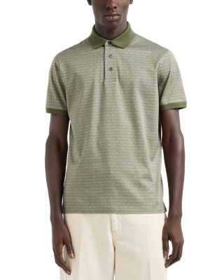 Emporio Armani - Cotton Allover Jacquard Polo