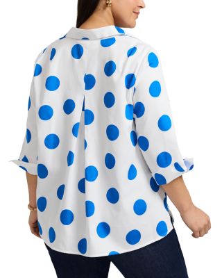  Agnes 3/4 Sleeved Dot Shirt