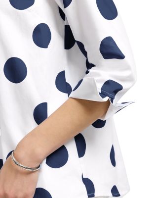 Agnes 3/4 Sleeved Dot Shirt