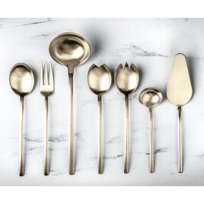 Due Ice Oro Nero Champagne 7 Piece Setting 