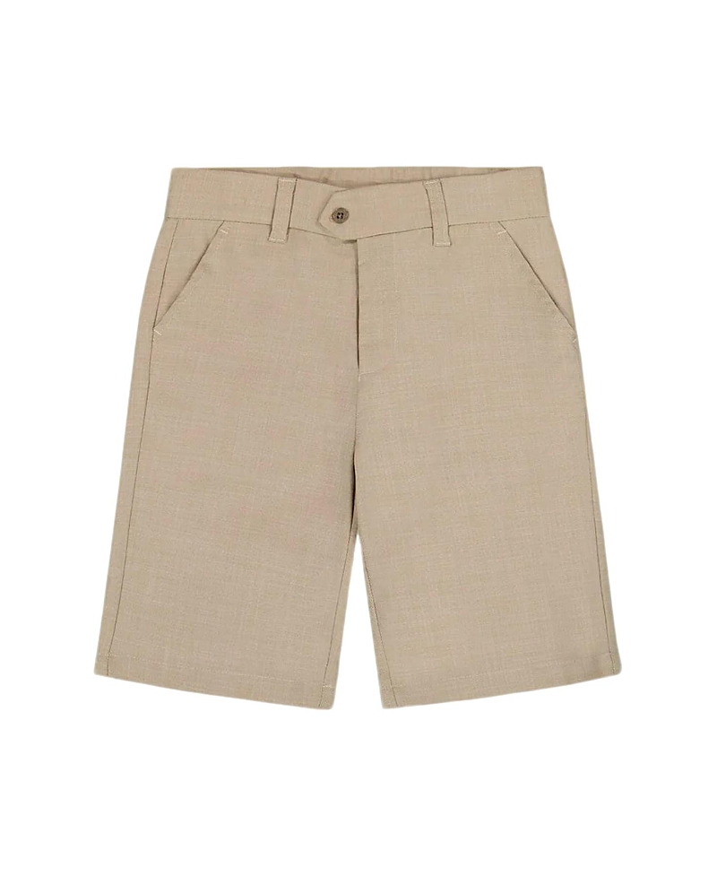 Deux Par Deux Boys' Slant Pocket Bermuda Shorts - Little Kid, Big Kid In Light Taupe