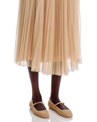 Pleated Tulle Skirt