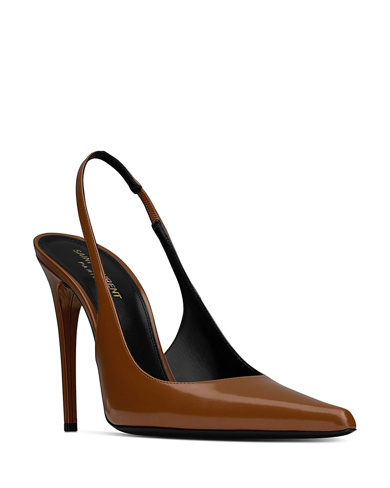 Saint Laurent Women's Vendome High Heel Slingback Pumps