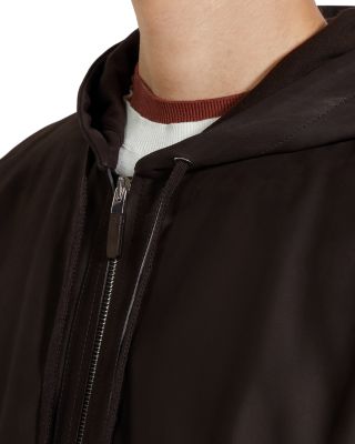 Zip Front Fleece Hoodie