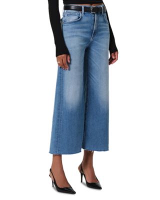 Lyra High Rise Ankle Wide Leg Jeans in Bhodi