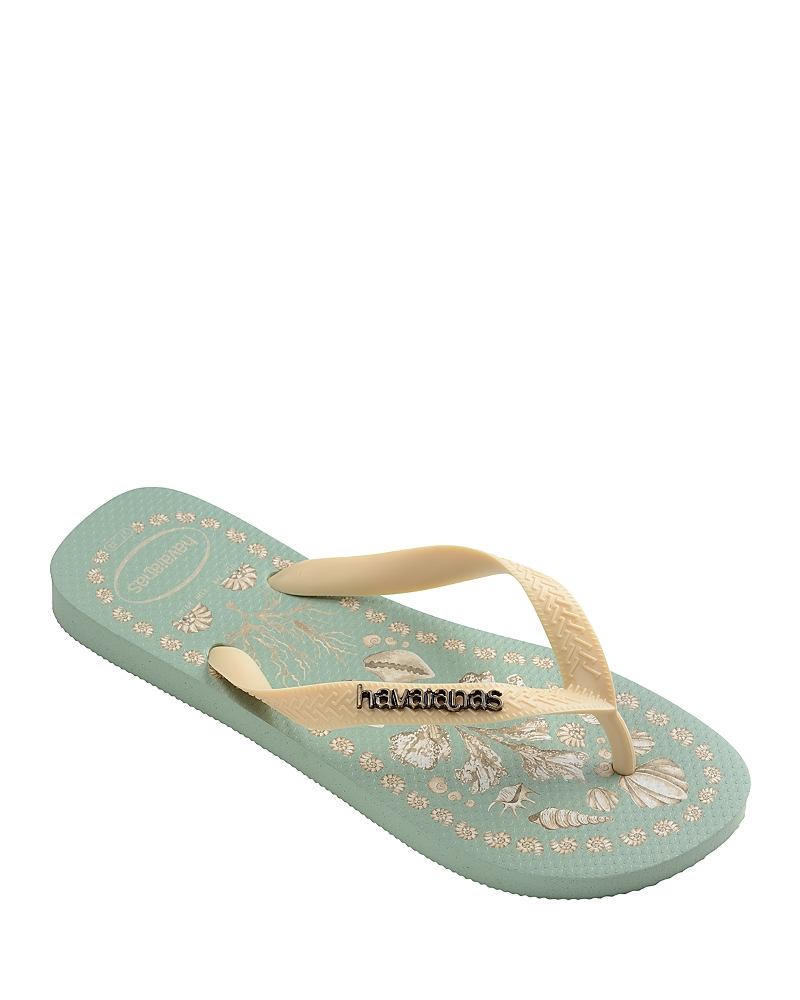 Havaianas Top Tropicalia Flip Flop In Coast Green