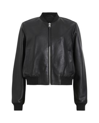 Orten Leather Bomber Jacket