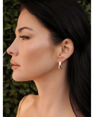 Marquise Crystal Hoop Earrings