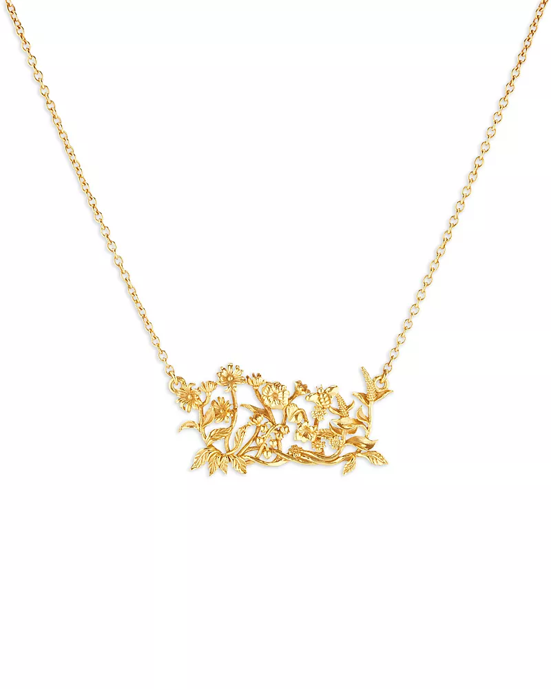 Capucine De Wulf Meadow Cluster Necklace, 16