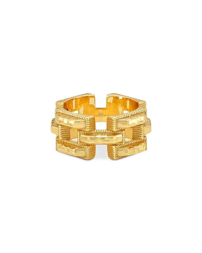 Capucine De Wulf Pathway Ring in 18K Gold Plated