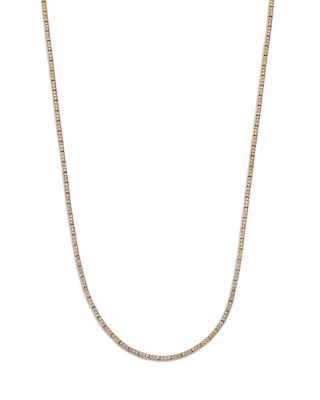 Diamond Tennis Necklace in 14K Yellow Gold, 2.4 tcw