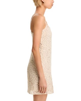 Circle Crochet Mini Dress - Exclusive