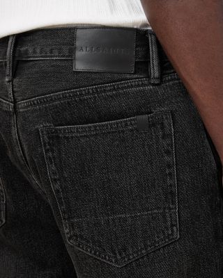 Lenny Regular Fit Jeans in Washed Black